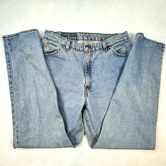 RARE VTG Levis WHITE Tab 15951 Relaxed Fit Tapered Leg Jeans Size 10 951 - Picture 5 of 7